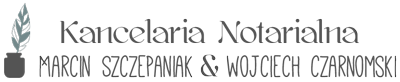Notariusz Płock – Marcin Szczepaniak i Wojciech Czarnomski Logo